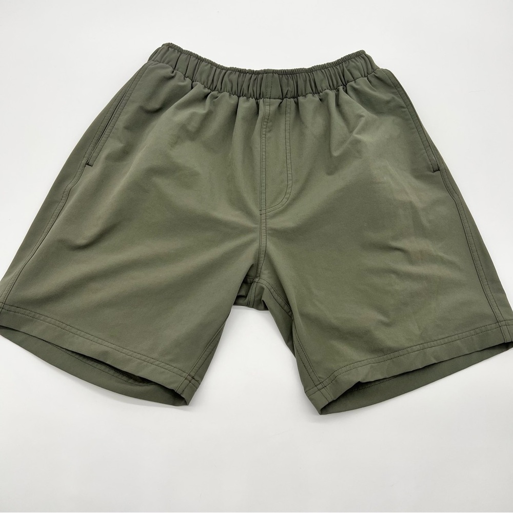 Olivers Green Athletic Shorts Lightweight Elastic Waist